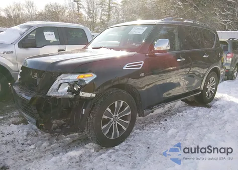 2019 Nissan Armada Sl from USA, damaged, VIN JN8AY2NCXKX512407